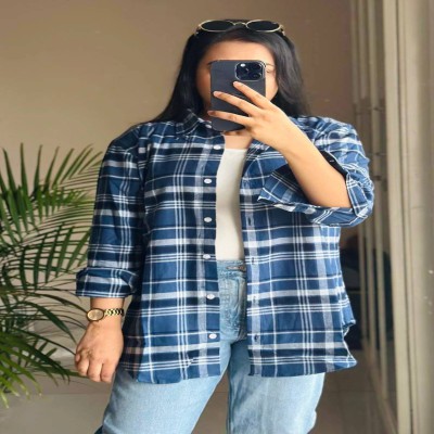 premium quality ladies check shirt
