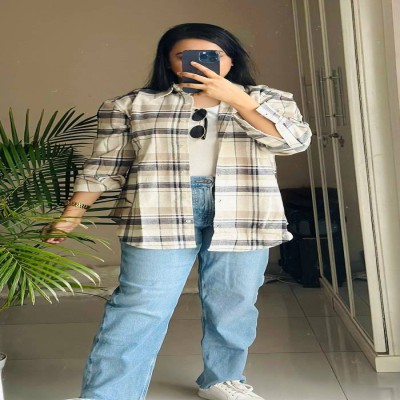 premium quality ladies check shirt