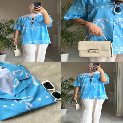 printed half sleeve shirt
