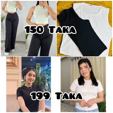 BASIC CROP TOPS WHITE