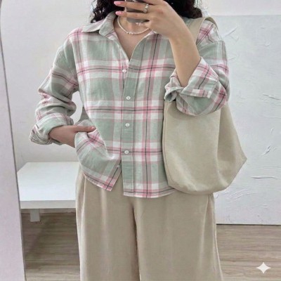 premium quality ladies check shirt