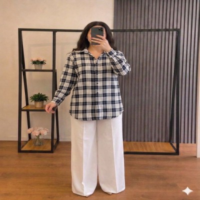premium quality ladies check shirt