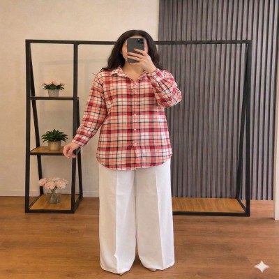 premium quality ladies check shirt