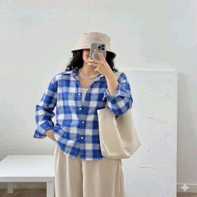 premium quality ladies check shirt