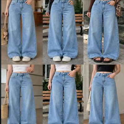Ladies premium  Light blue  baggy jeans