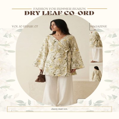 dry leaf Co-Ord Set for Women